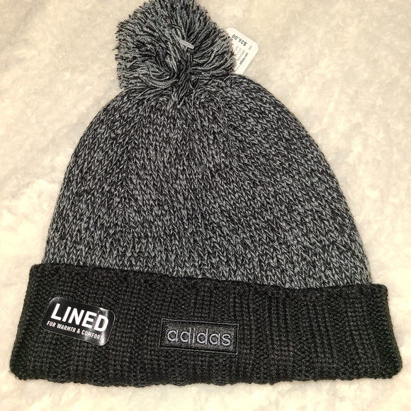 adidas Other - Nwt Adidas pom hat mens fleece lined new mens
